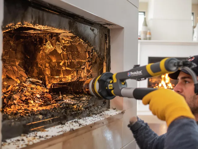Professional chimney cleaning by Granby Chimney Sweep in Granby, CT