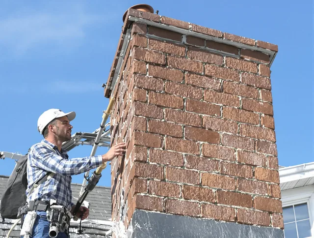 Brickwork for a chimney rebuild by Granby Chimney Sweep in Granby, CT
