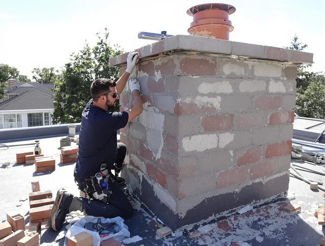 Advanced chimney repair process by Granby Chimney Sweep in Granby, CT