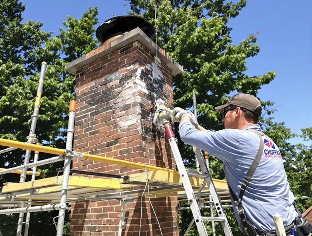 Structural chimney repair by Granby Chimney Sweep in Granby, CT