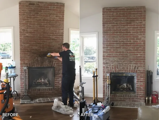 Finished chimney sweeping service by Granby Chimney Sweep in Granby, CT